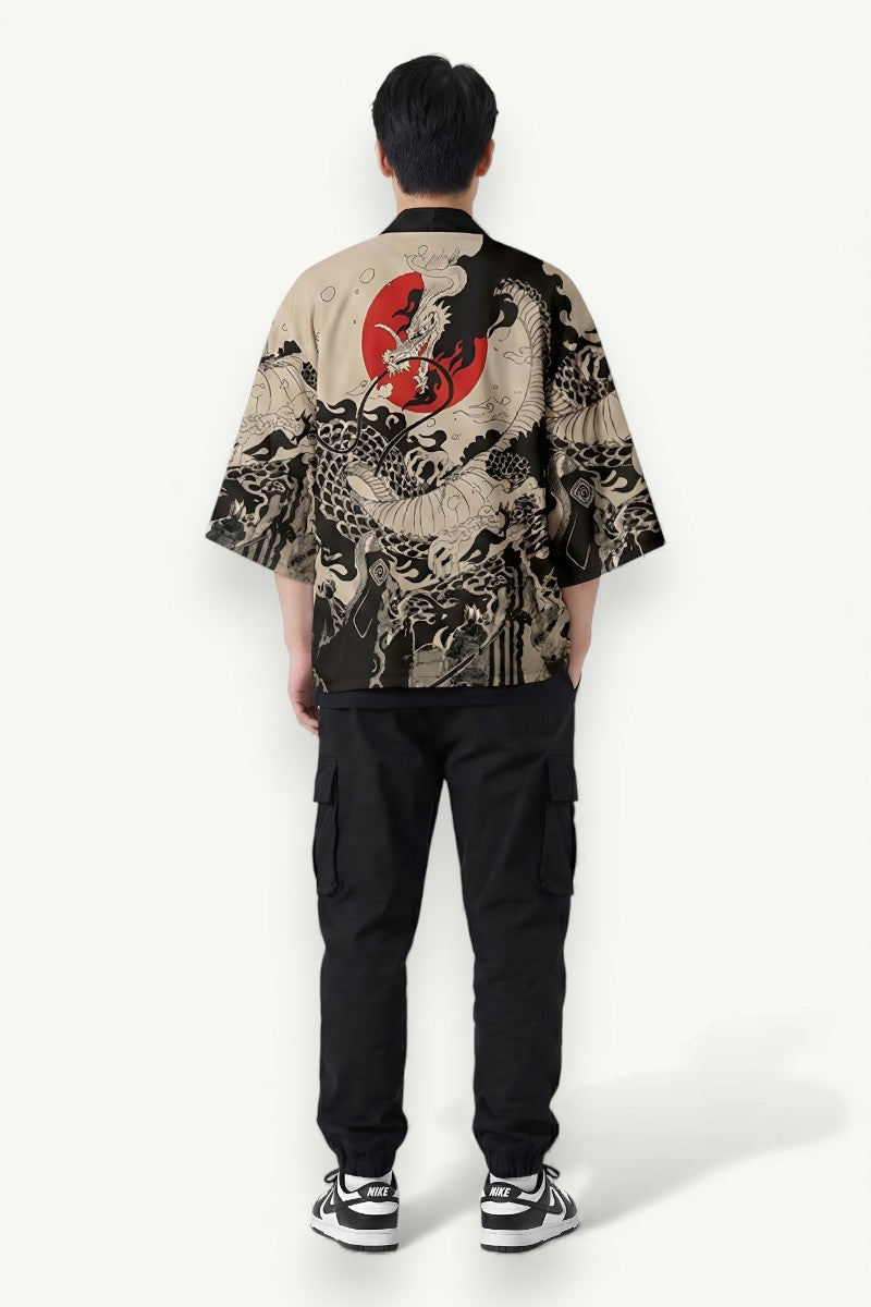 Ember Dragon Street Kimono