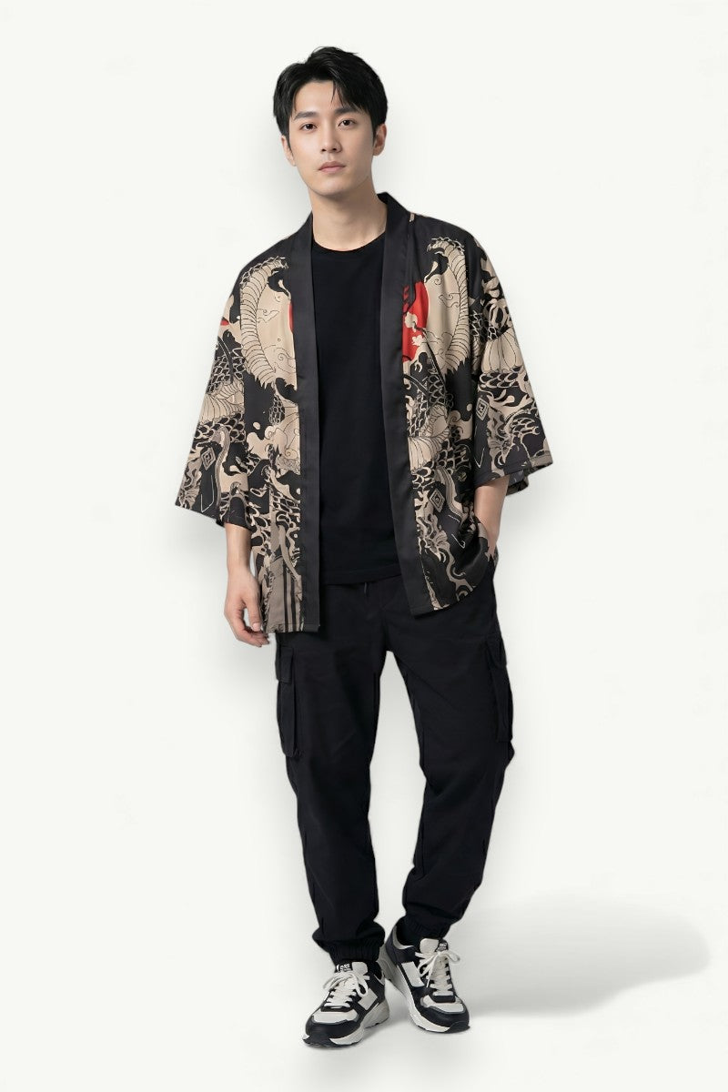 Ember Dragon Street Kimono