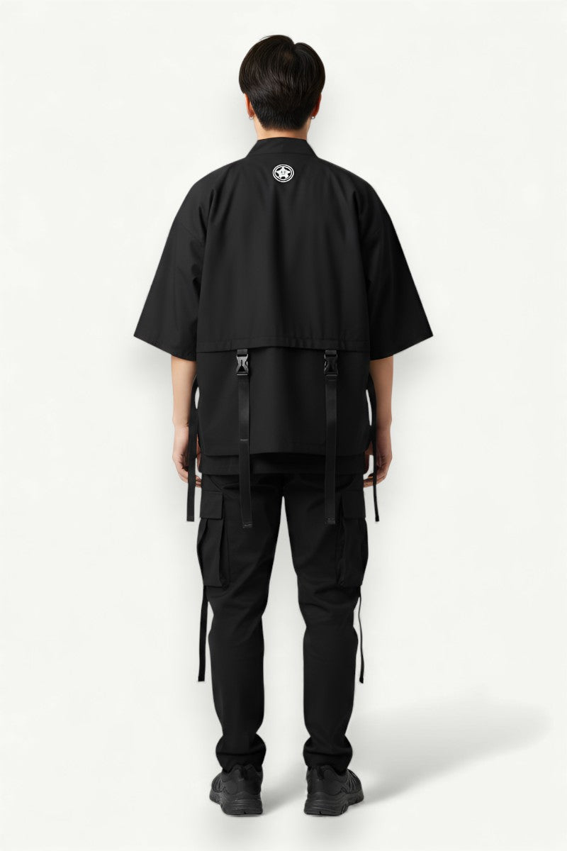 Shadowbound Kimono Jacket Short Sleeve Street