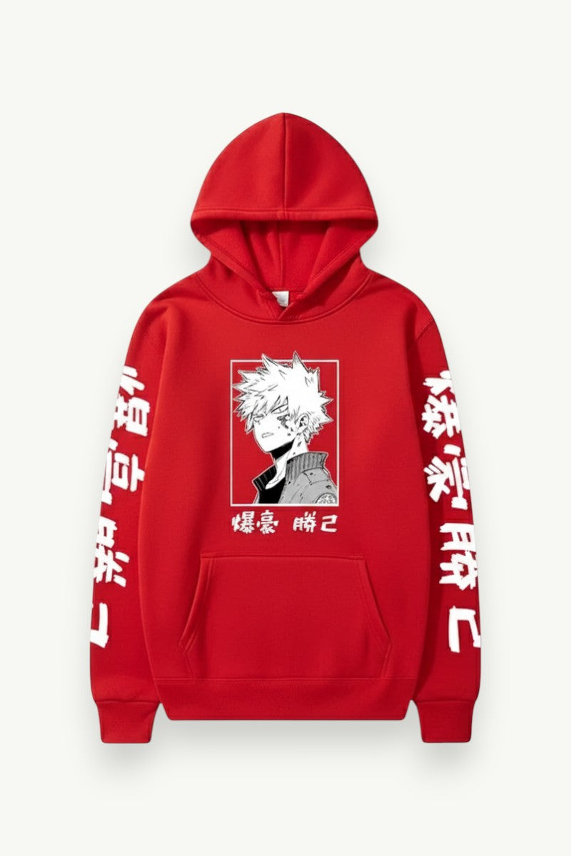 Explosive Hero Anime Hoodie