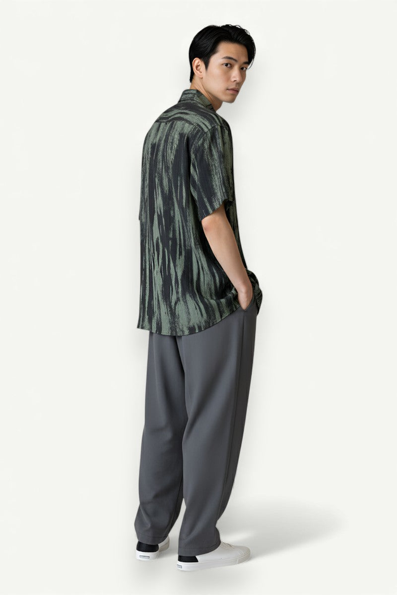 Forest Drift Tie Short Sleeve Shirt