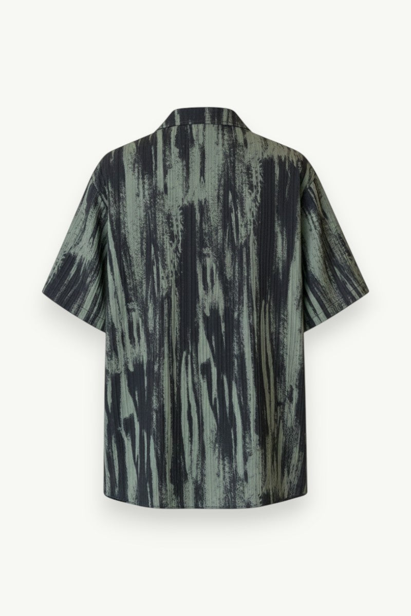 Forest Drift Tie Short Sleeve Shirt
