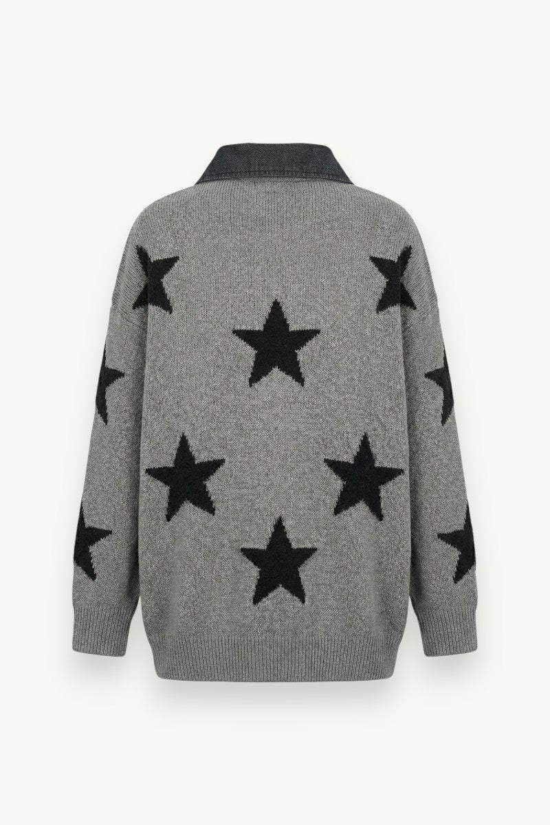 Neo Collar Slim Sweater