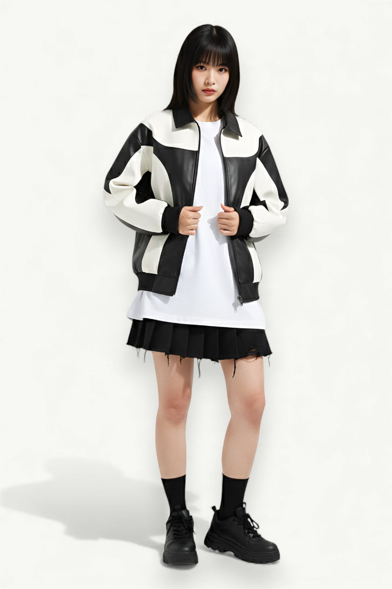 Punk Moto Leather Jacket