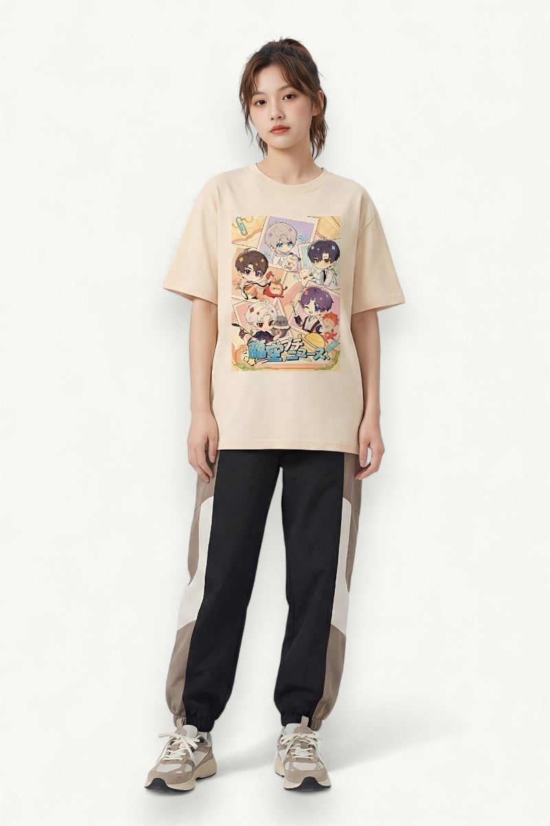 Cute Anime Squad Y2K T-Shirt