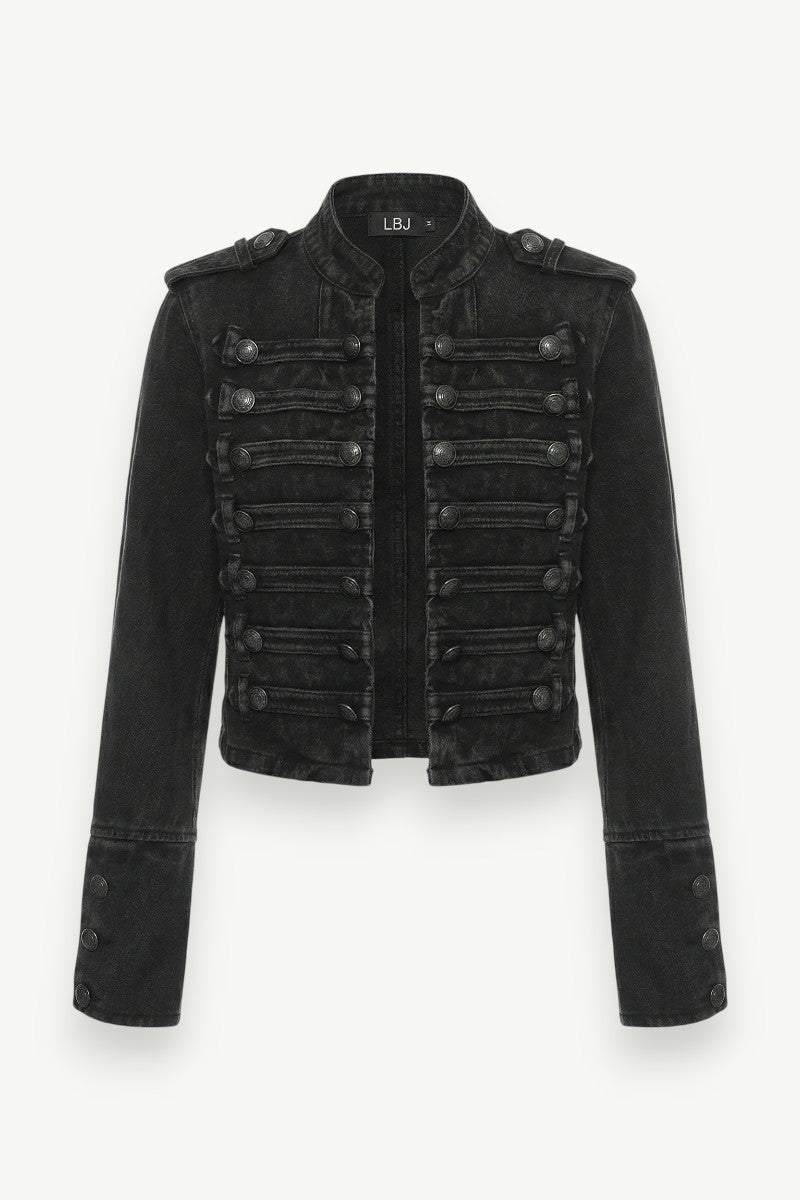 Casual Split-Button Denim Jacket