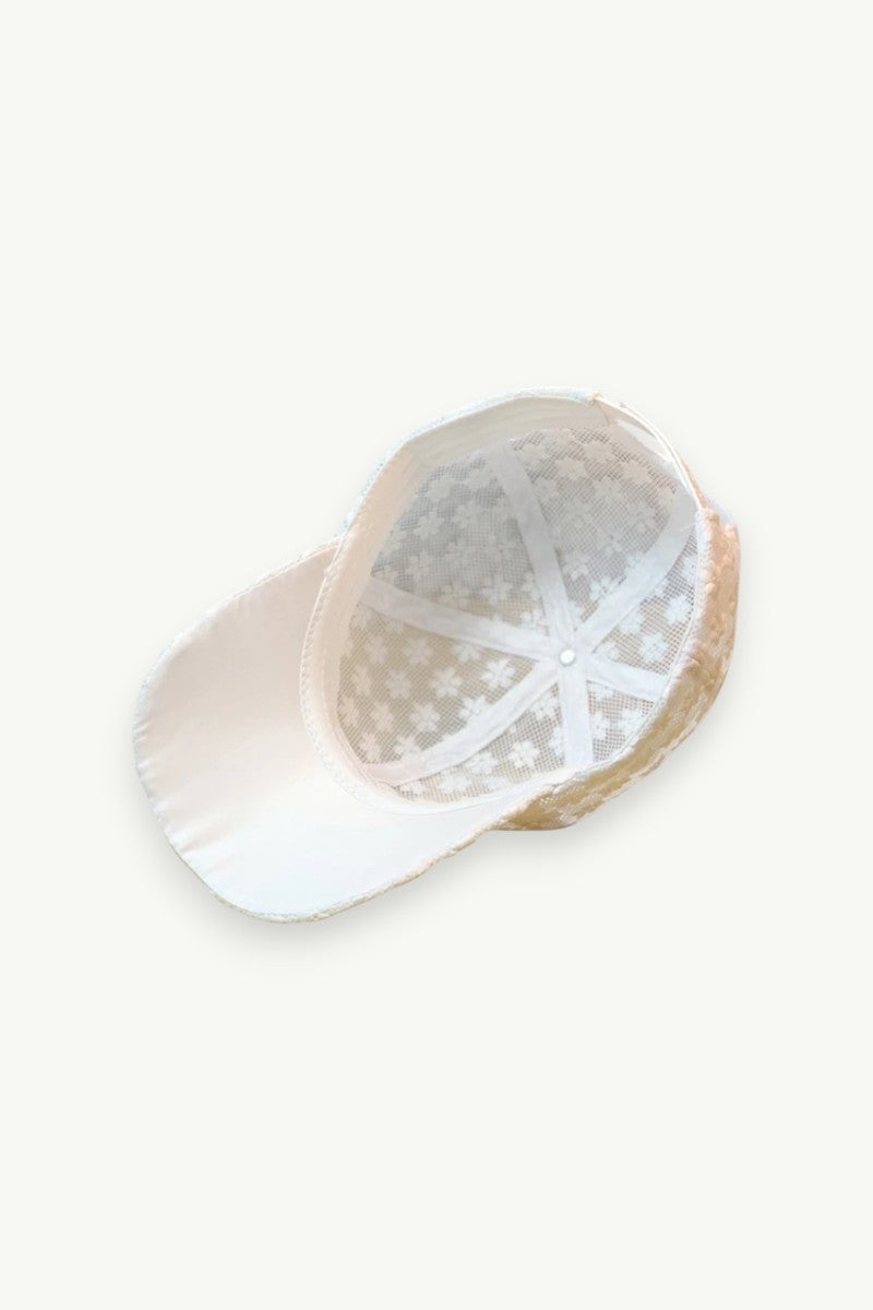 Lace Flower Summer Baseball Cap
