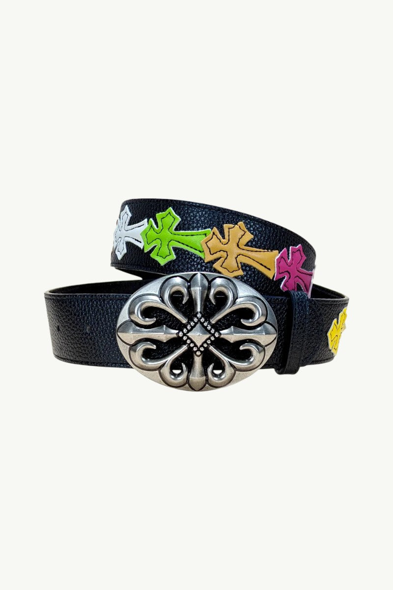 Colorful Cross Punk Waist Belt