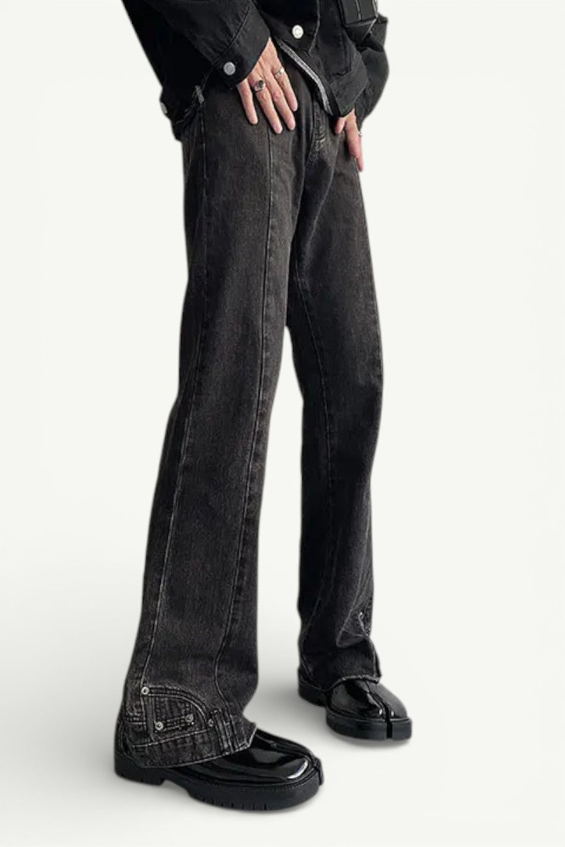 Maganda Split-Toe Leather Loafers