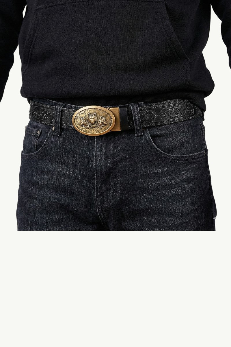 Dragon Automatic Leather Belt