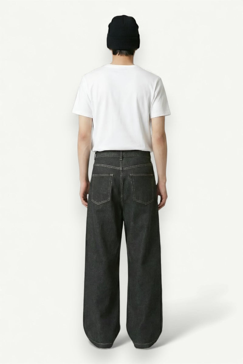 Men’s Gothic Y2K Baggy Distressed Jeans