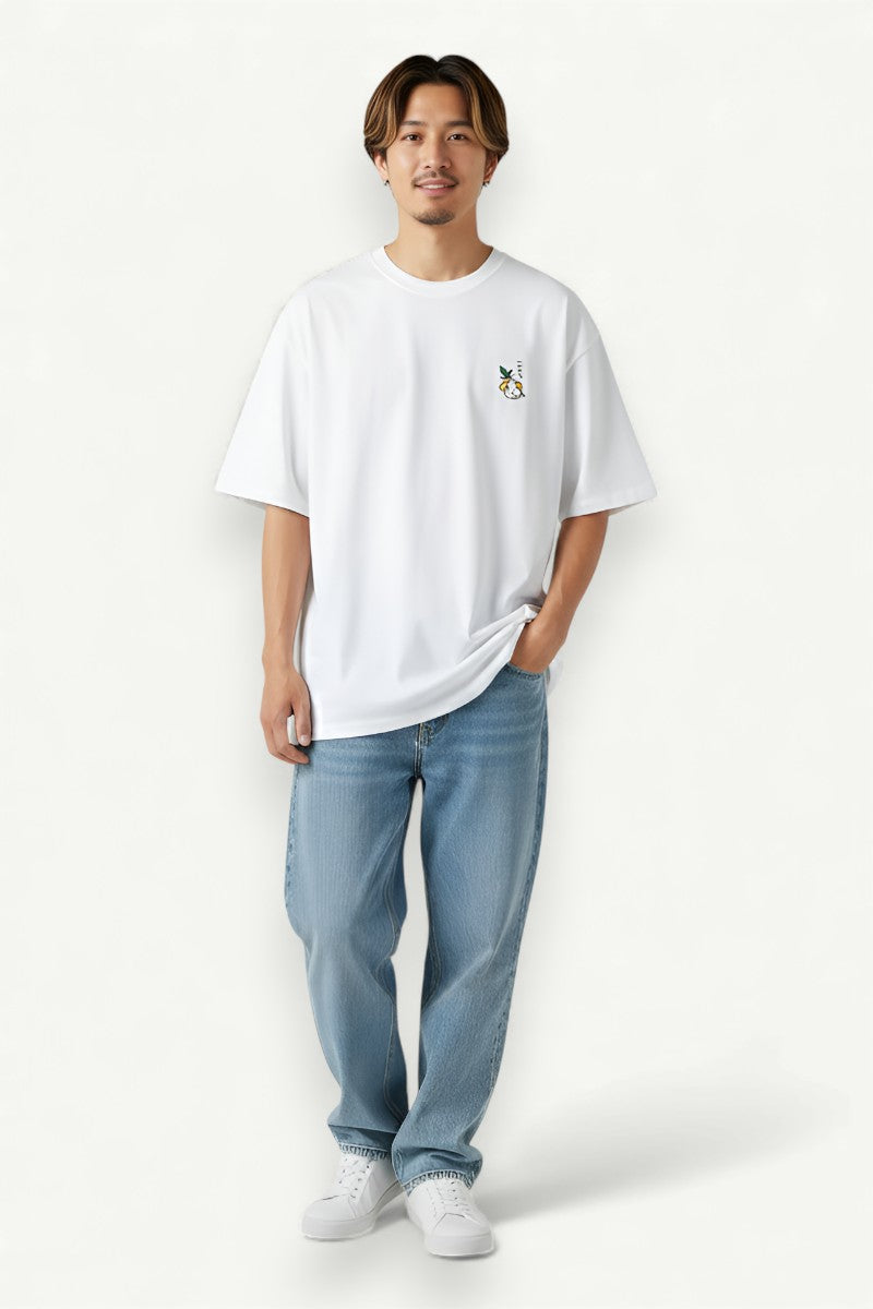 Kawaii Cat Sketch Oversized Harajuku Tee