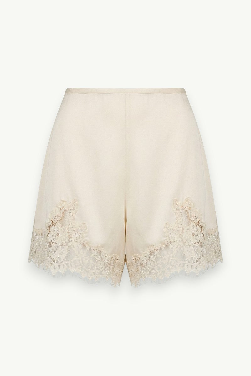 Y2K Lace Trim Micro Lounge Shorts