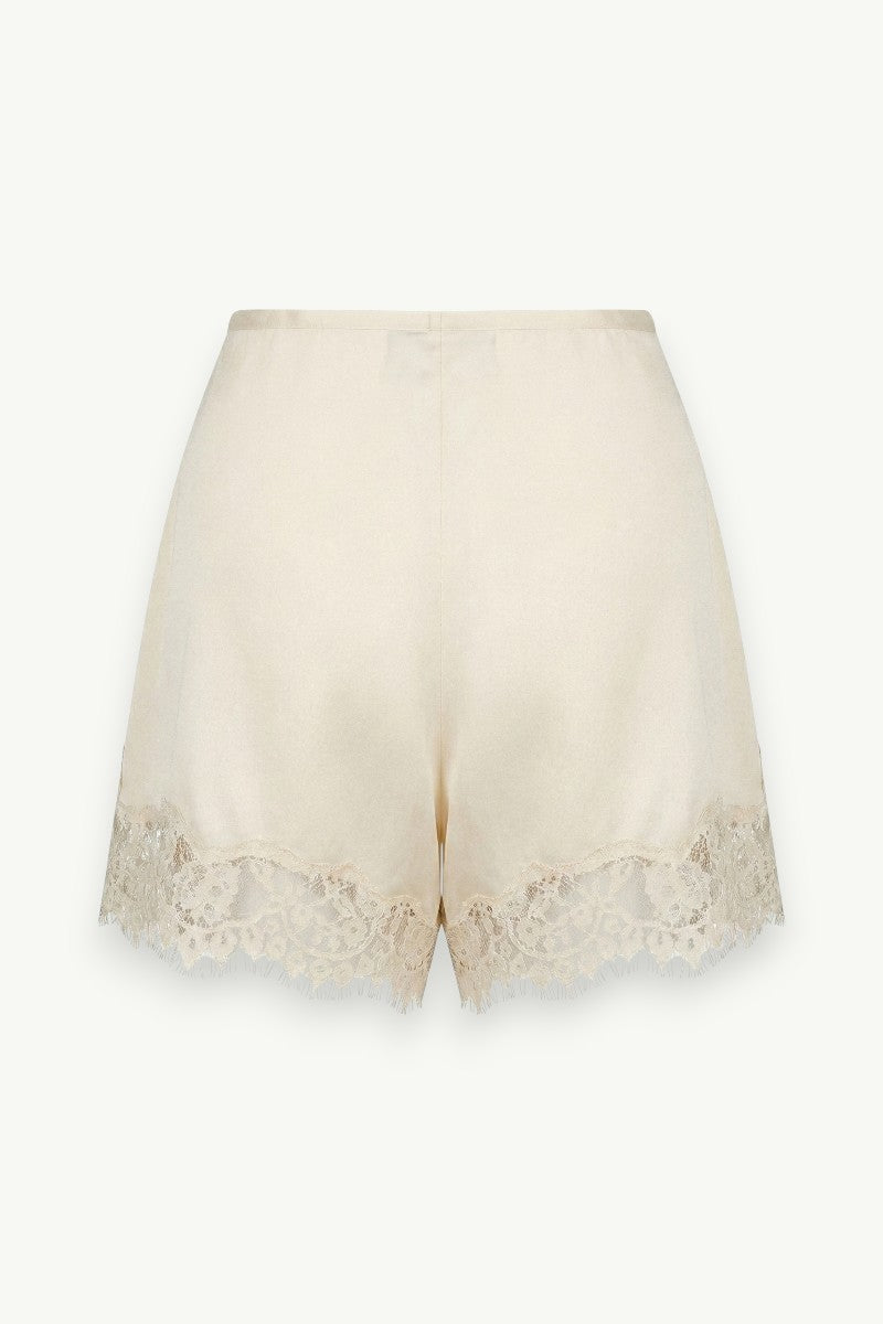 Y2K Lace Trim Micro Lounge Shorts
